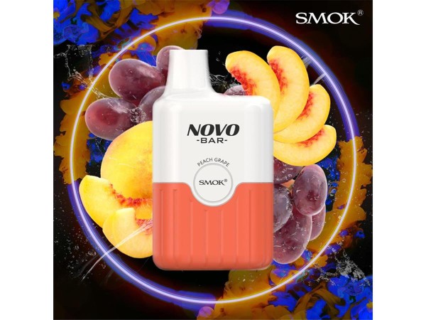 Smok Novo Bar - E-Shisha - 600 Züge - Peach Grape