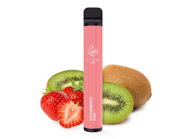 Elfbar E-Shisha - 600 Züge - Kindersicherung - Strawberry Kiwi