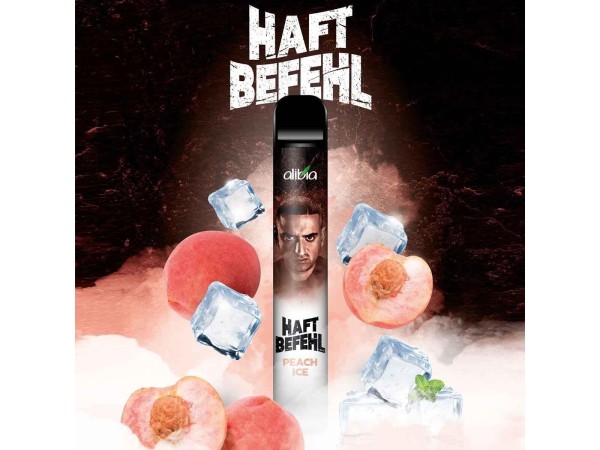 Haftbefehl Vape - E-Shisha - 700 Züge - Peach Ice