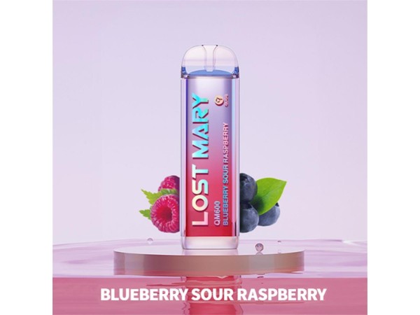 Elfbar - Lost Mary - E-Shisha QM600- 600 Züge - Blueberry Sour Raspberry