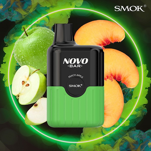 Smok Novo Bar - E-Shisha - 600 Züge - Peach Apple