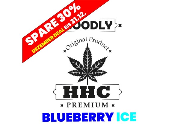 MOODLY HHC 95% 1ml - Blueberry Ice