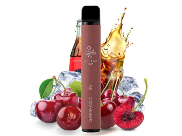 Elfbar E-Shisha - 600 Züge - Kindersicherung - Cherry Cola