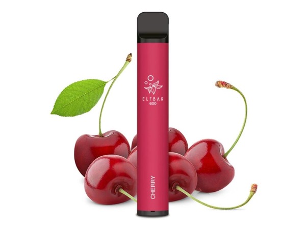 Elfbar E-Shisha - 600 Züge - Kindersicherung - Cherry