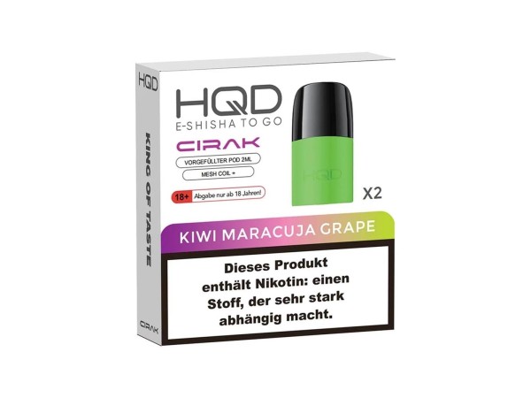 HQD - Cirak Pod - Kiwi Maracuja Grape