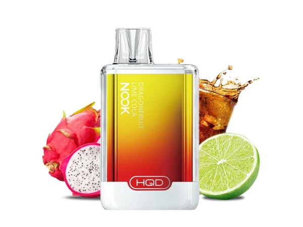 HQD Nook - E-Shisha 600 Züge - Dragonfruit Lime Cola