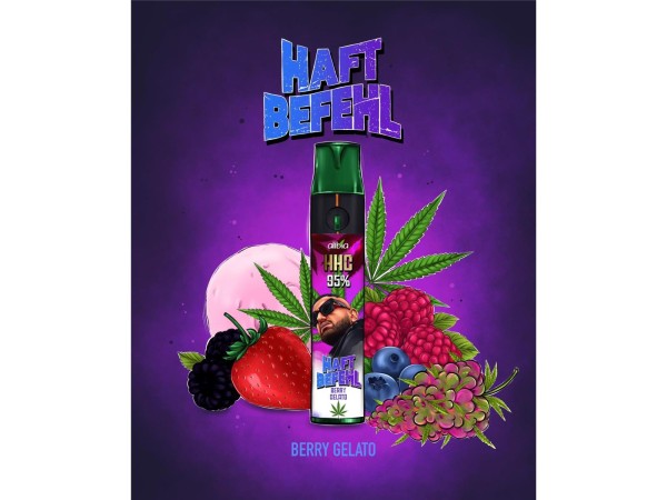 Haftbefehl HHC 300 Einweg Vape Berry Gelato