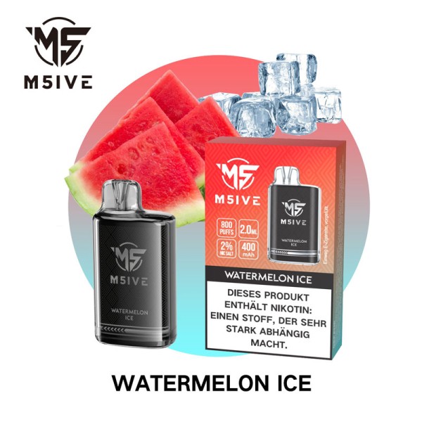 M5IVE Vapes 800 Puffs - Watermelon Ice