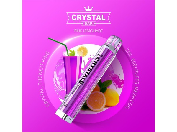 Crystal Bar - SKE - E-Shisha - 600 Züge - Pink Lemonade