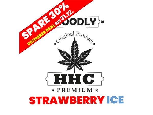 MOODLY HHC 95% 1ml - Strawberry Ice