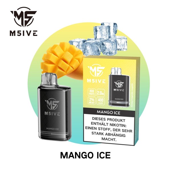 M5IVE Vapes 800 Puffs - Mango Ice