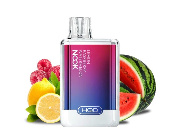 HQD Nook - E-Shisha 600 Züge - Lemon Raspberry Watermelon