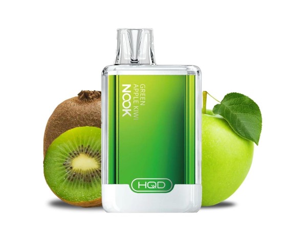 HQD Nook - E-Shisha 600 Züge - Green Apple Kiwi