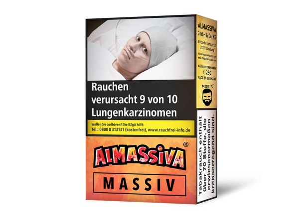 Foto von Massiv 25g Tabak Packung