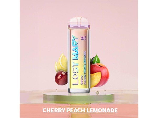 Elfbar - Lost Mary - E-Shisha QM600- 600 Züge - Cherry Peach Lemonade