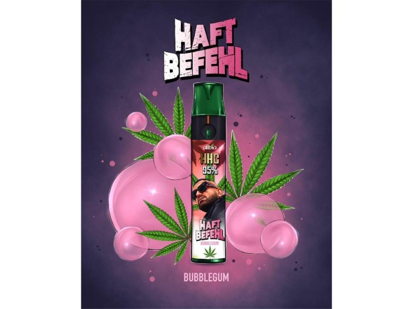 Haftbefehl HHC 300 Einweg Vape Bubblegum