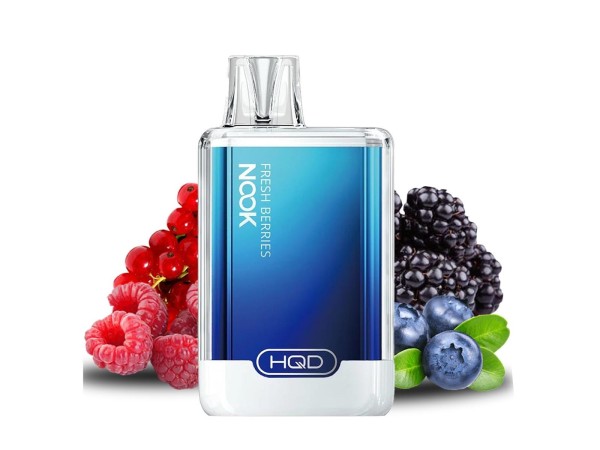 HQD Nook - E-Shisha 600 Züge - Fresh Berries