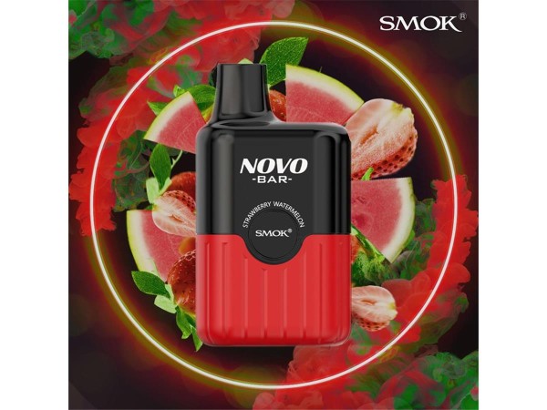 Smok Novo Bar - E-Shisha - 600 Züge - Strawberry Watermelon