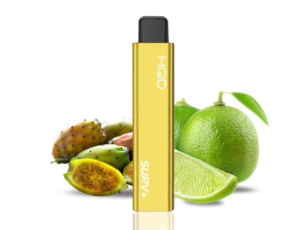 HQD Surv+ - E-Shisha 600 Züge - Cactus Lime