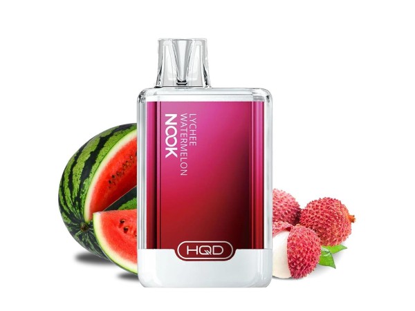 HQD Nook - E-Shisha 600 Züge - Lychee Watermelon