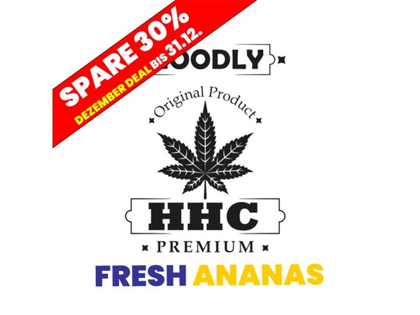 MOODLY HHC 95% 1ml - Fresh Ananas