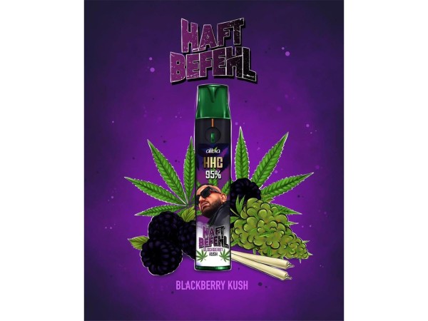 Haftbefehl HHC 300 Einweg Vape Blackberry Kush