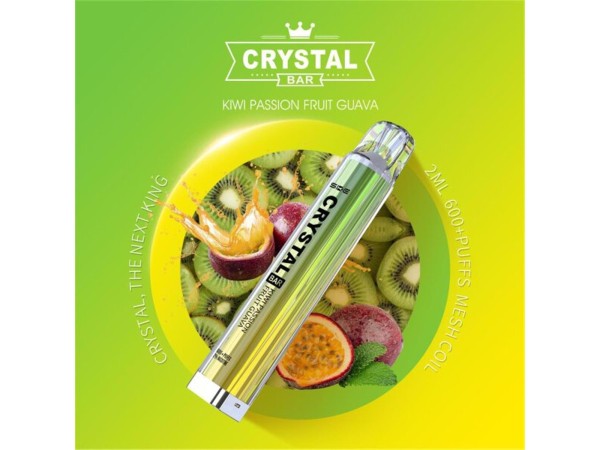 Crystal Bar - SKE - E-Shisha - 600 Züge - Kiwi Passionfruit Guave