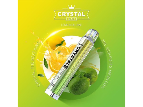 Crystal Bar - SKE - E-Shisha - 600 Züge - Lemon & Lime