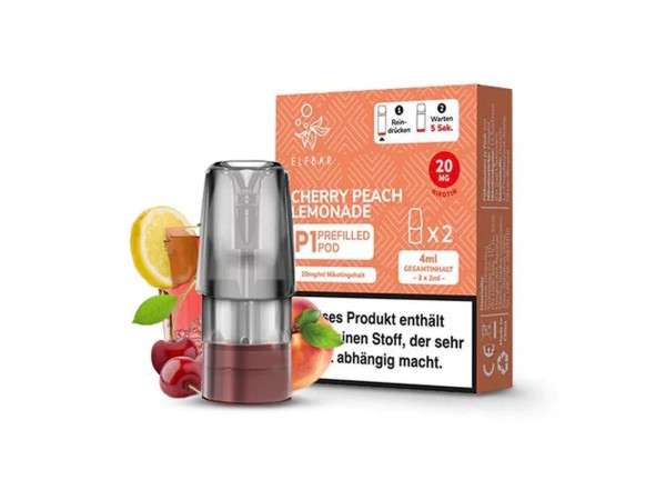 Elfbar - Elfa Prefilled Pod 2x2ml - Cherry Peach Lemonade