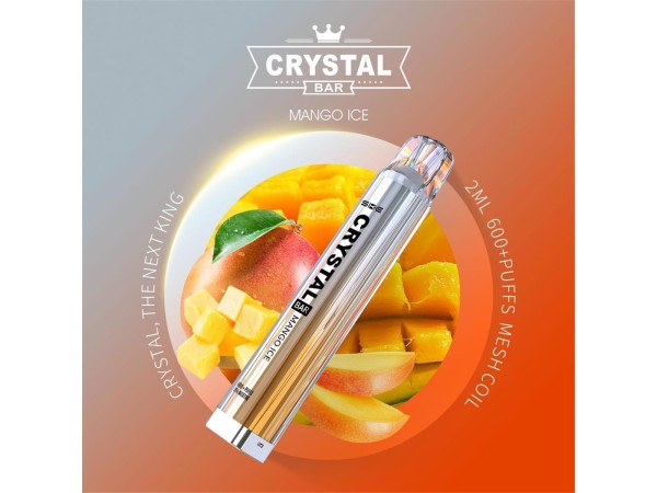 Crystal Bar - SKE - E-Shisha - 600 Züge - Mango Ice