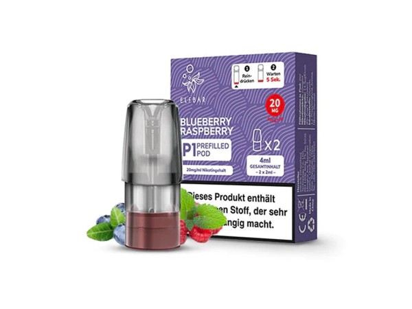 Elfbar - Elfa Prefilled Pod 2x2ml - Blueberry Raspberry