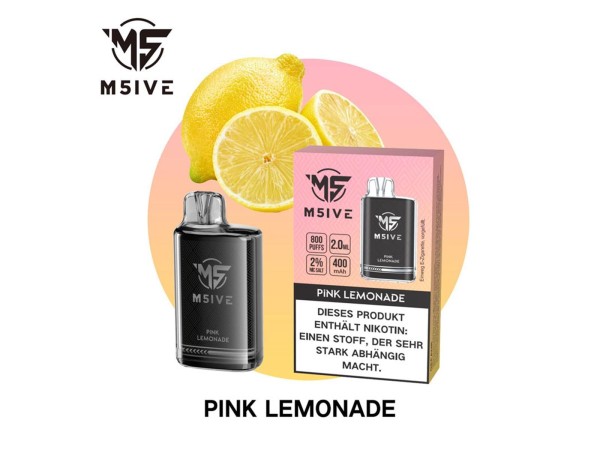 M5IVE Vapes 800 Puffs - Pink Lemonade