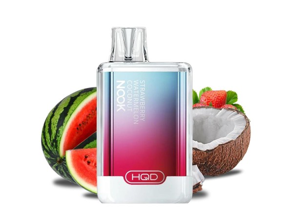 HQD Nook - E-Shisha 600 Züge - Strawberry Watermelon Coconut