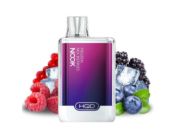 HQD Nook - E-Shisha 600 Züge - Frozen Mix Berries