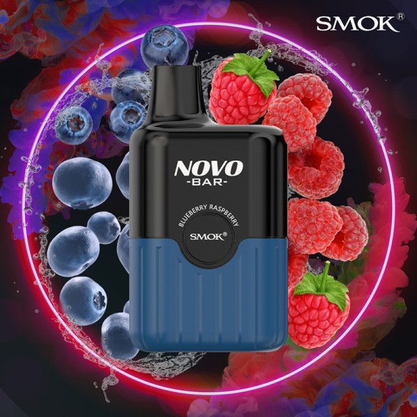 Smok Novo Bar - E-Shisha - 600 Züge - Blueberry Raspberry