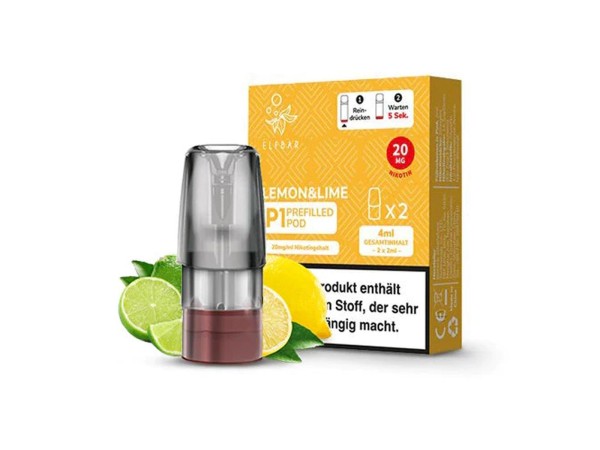 Elfbar - Elfa Prefilled Pod 2x2ml - Lemon Lime