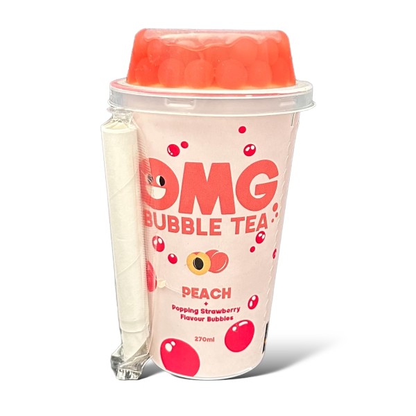 OMG Bubble Tea Peach Black Tea 270ml